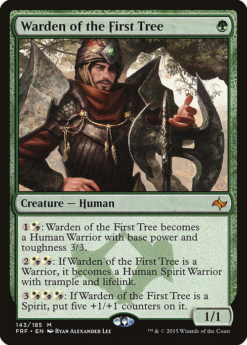 Warden of the First Tree (143) (Foil) - Fate Reforged - Game On