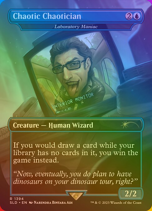Laboratory Maniac (1394★) - BORDERLESS - FULL ART (Foil) - Secret Lair Drop - Game On