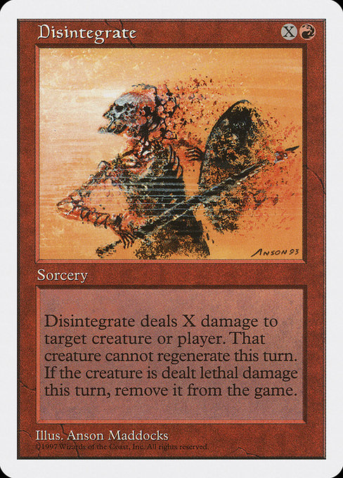 Disintegrate (219) - Fifth Edition - Game On