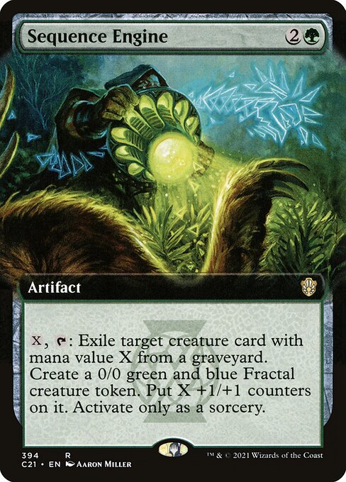 Sequence Engine (394) - EXTENDED ART - Commander 2021 - Game On
