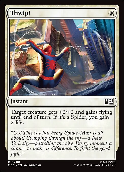 Thwip! (780) (Foil) - Marvel Super Heroes Commander - Game On