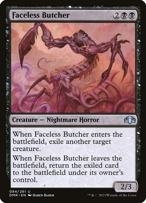 Faceless Butcher (84) (Foil) - Dominaria Remastered - Game On