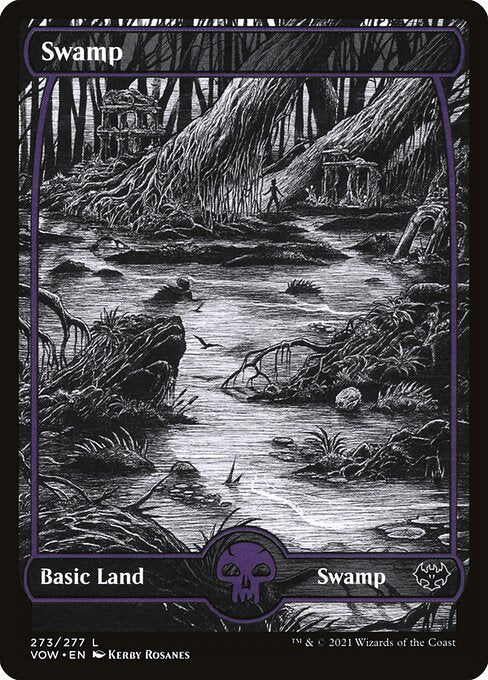 Swamp (273) - SHOWCASE - FULL ART - Innistrad: Crimson Vow - Game On
