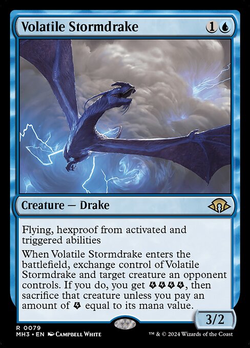 Volatile Stormdrake (79) - Modern Horizons 3 - Game On