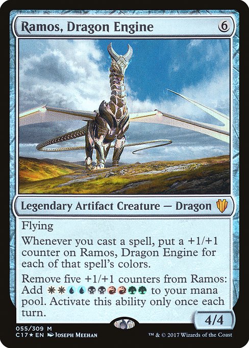 Ramos, Dragon Engine (55) (Foil) - Commander 2017 - Game On