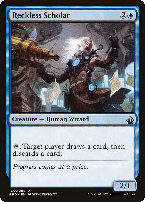 Reckless Scholar (130) (Foil) - Battlebond - Game On
