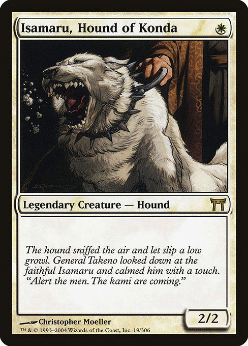 Isamaru, Hound of Konda (19) - Champions of Kamigawa - Game On