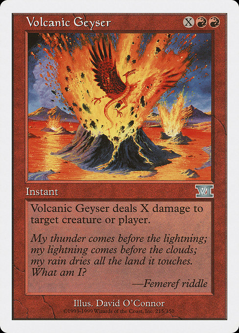 Volcanic Geyser (215) - Classic Sixth Edition - Game On
