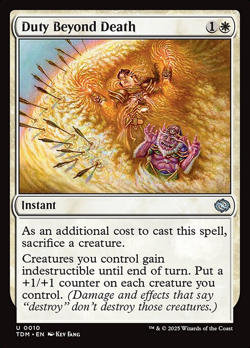 Duty Beyond Death (10) (Foil) - Tarkir: Dragonstorm - Game On