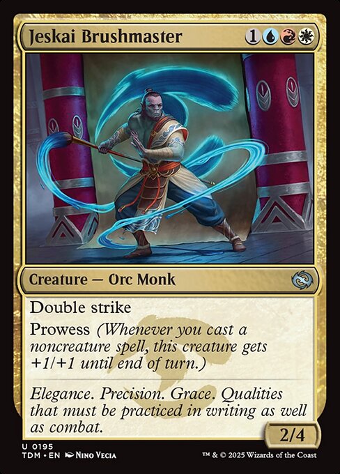 Jeskai Brushmaster (195) - Tarkir: Dragonstorm - Game On