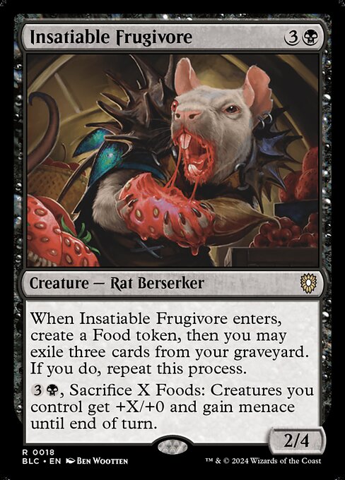 Insatiable Frugivore (18) - Bloomburrow Commander - Game On