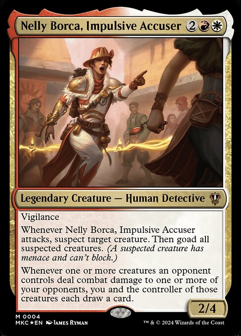 Nelly Borca, Impulsive Accuser (4) (Foil) - Murders at Karlov Manor Commander - Game On