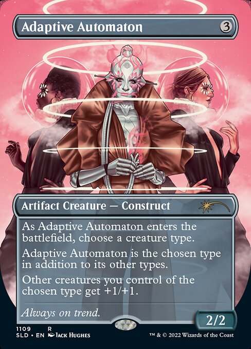 Adaptive Automaton (1109) - BORDERLESS - FULL ART (Foil) - Secret Lair Drop - Game On