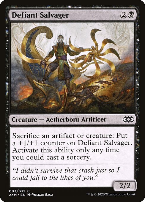 Defiant Salvager (83) (Foil) - Double Masters - Game On