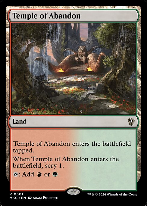 Temple of Abandon (301) - Murders at Karlov Manor Commander - Game On