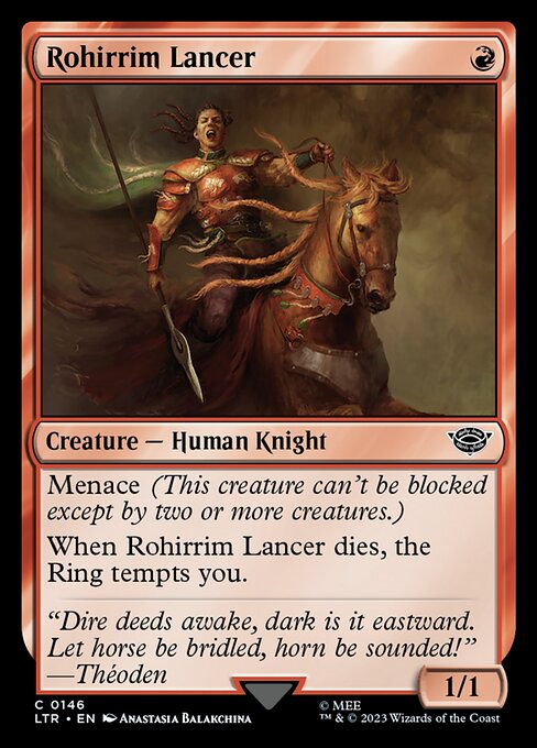 Rohirrim Lancer (146) (Foil) - The Lord of the Rings: Tales of Middle-earth - Game On