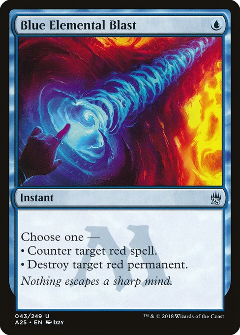 Blue Elemental Blast (43) - Masters 25 - Game On
