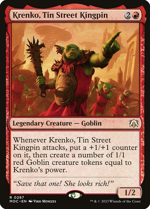 Krenko, Tin Street Kingpin (287) - March of the Machine Commander - Game On