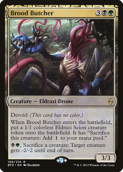 Brood Butcher (199) (Foil) - Battle for Zendikar - Game On