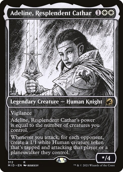 Adeline, Resplendent Cathar (312) - SHOWCASE - Innistrad: Midnight Hunt - Game On