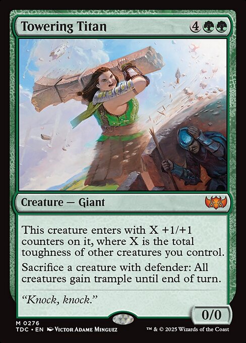 Towering Titan (276) - Tarkir: Dragonstorm Commander - Game On