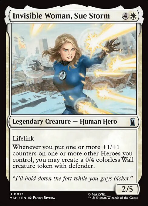 Invisible Woman, Sue Storm (17) - Marvel Super Heroes - Game On