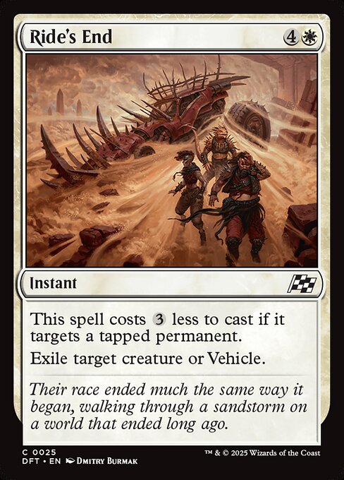 Ride's End (25) (Foil) - Aetherdrift - Game On