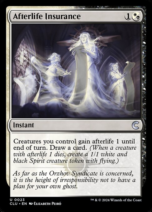 Afterlife Insurance (23) - Ravnica: Clue Edition - Game On