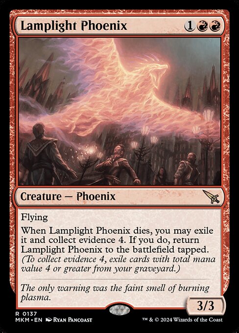 Lamplight Phoenix (137) (Foil) - Murders at Karlov Manor - Game On