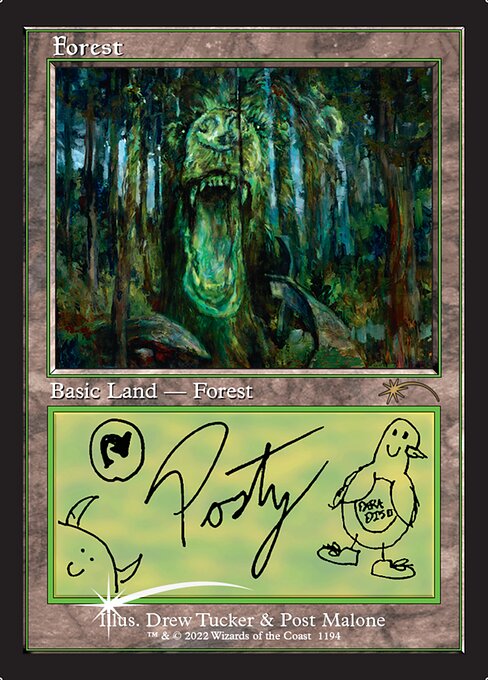 Forest (1194) (Foil) - Secret Lair Drop - Game On