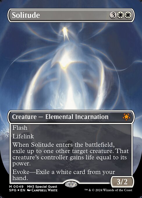 Solitude (49) - BORDERLESS - FULL ART (Foil) - Special Guests - Game On