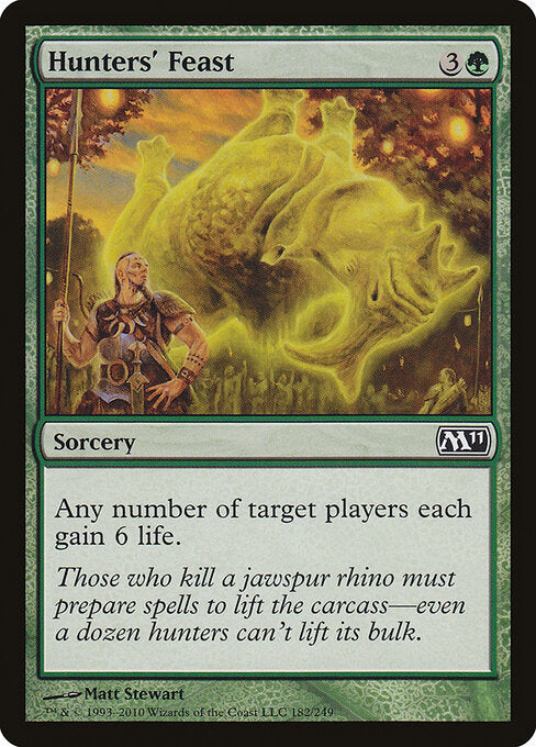 Hunters' Feast (182) (Foil) - Magic 2011 - Game On