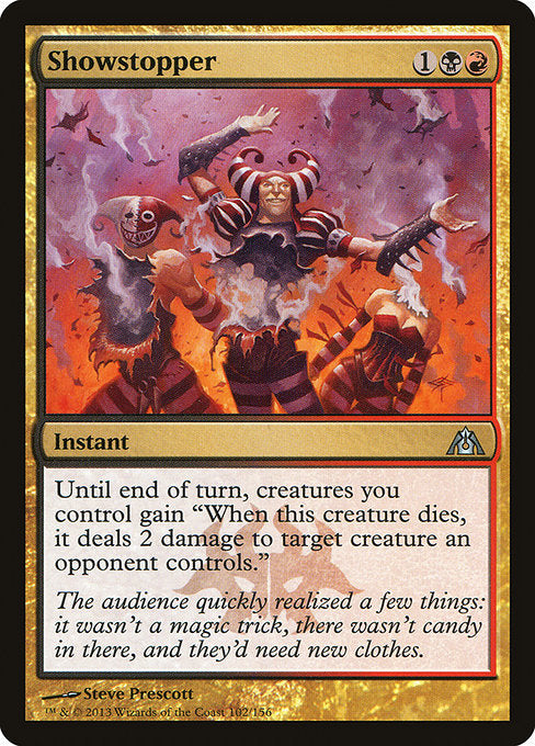 Showstopper (102) (Foil) - Dragon's Maze - Game On