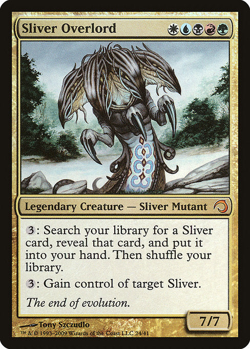 Sliver Overlord (24) (Foil) - Premium Deck Series: Slivers - Game On