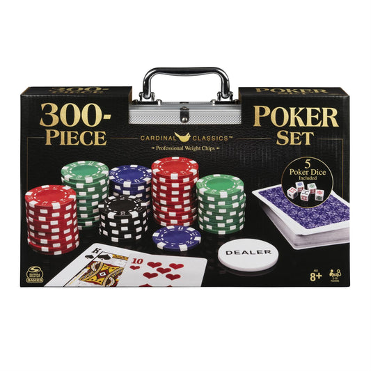 300 Piece Poker Set with Aluminum Carrying Case - Classic - Game On
