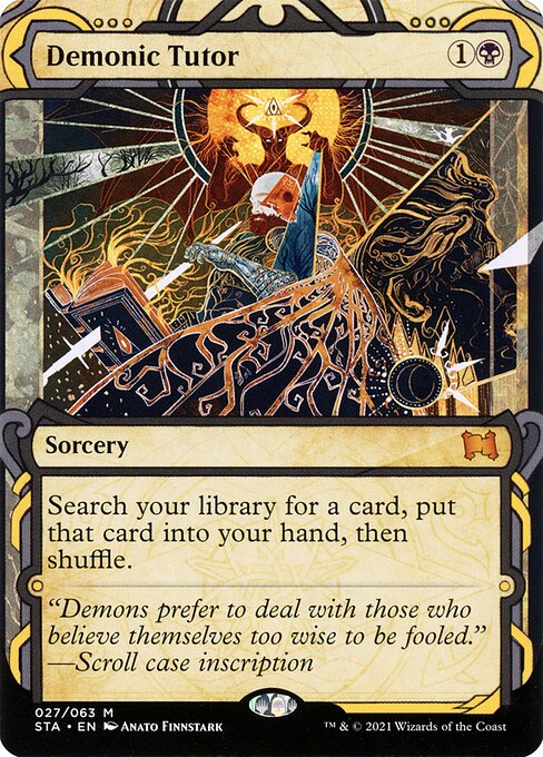 Demonic Tutor (27) - BORDERLESS - Strixhaven Mystical Archive - Game On