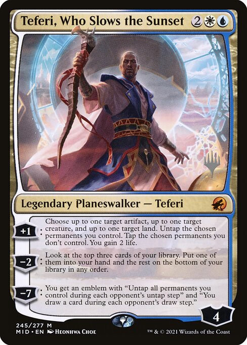 Teferi, Who Slows the Sunset (245p) - Innistrad: Midnight Hunt Promos - Game On