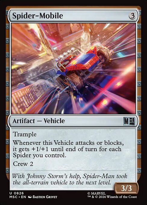 Spider-Mobile (826) - Marvel Super Heroes Commander - Game On