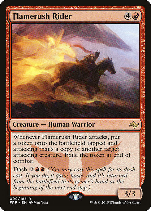 Flamerush Rider (99) (Foil) - Fate Reforged - Game On