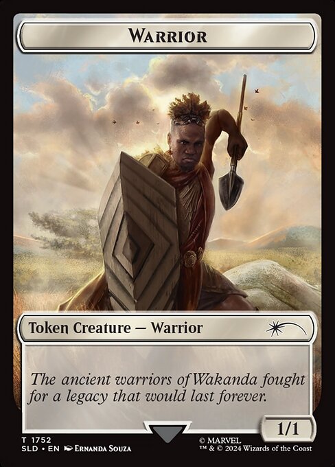 Warrior (1752) (Foil) - Secret Lair Drop - Game On