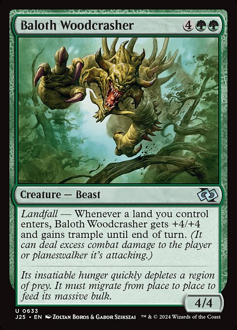 Baloth Woodcrasher (633) - Foundations Jumpstart - Game On