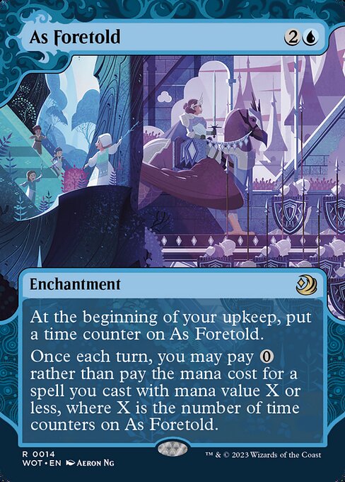As Foretold (14) - BORDERLESS (Foil) - Wilds of Eldraine: Enchanting Tales - Game On