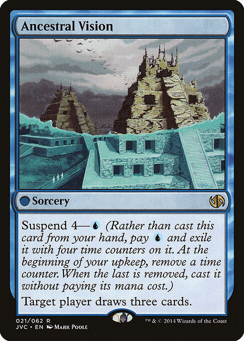 Ancestral Vision (21) - Duel Decks Anthology: Jace vs. Chandra - Game On