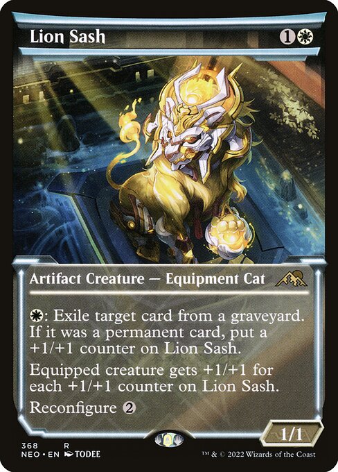 Lion Sash (368) - SHOWCASE (Foil) - Kamigawa: Neon Dynasty - Game On