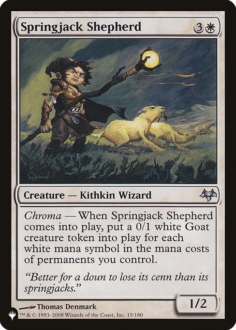 Springjack Shepherd (EVE-15) (Foil) - The List - Game On