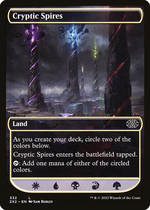 Cryptic Spires (332) - FULL ART - Double Masters 2022 - Game On