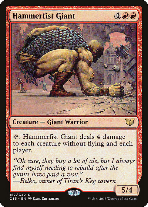 Hammerfist Giant (157) - Commander 2015 - Game On