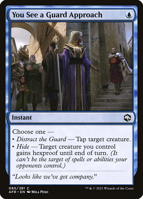 You See a Guard Approach (85) (Foil) - Adventures in the Forgotten Realms - Game On