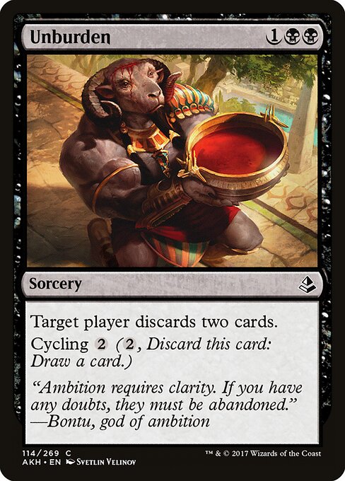Unburden (114) (Foil) - Amonkhet - Game On