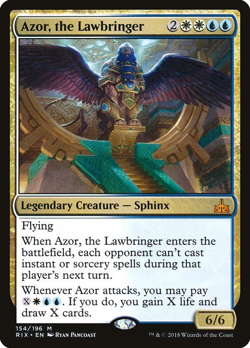 Azor, the Lawbringer (154) (Foil) - Rivals of Ixalan - Game On